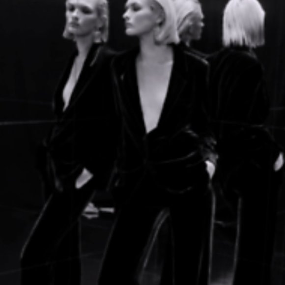 Zara Women NEW Limited Edition SILK BLEND Velvet Blazer TOBACCO 9342/928 - Picture 4 of 14